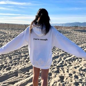 You’re enough oversized hoodie